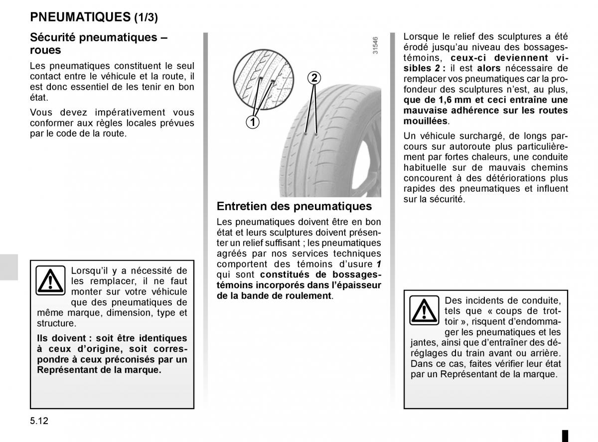 Renault Laguna III 3 manuel du proprietaire / page 194