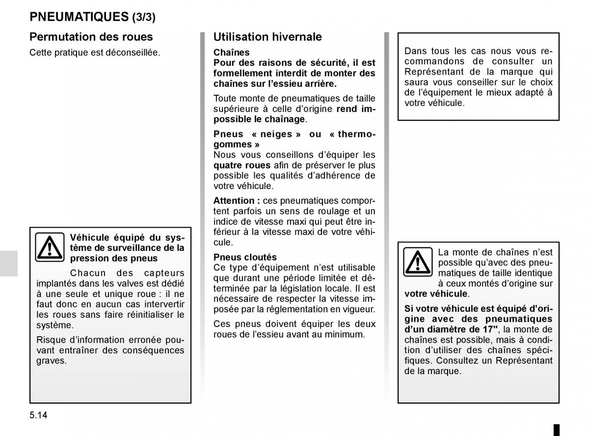 Renault Laguna III 3 manuel du proprietaire / page 196