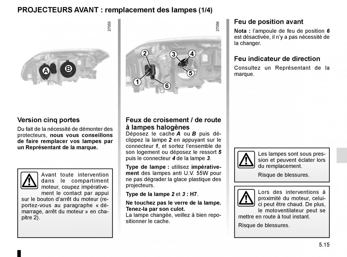 Renault Laguna III 3 manuel du proprietaire / page 197