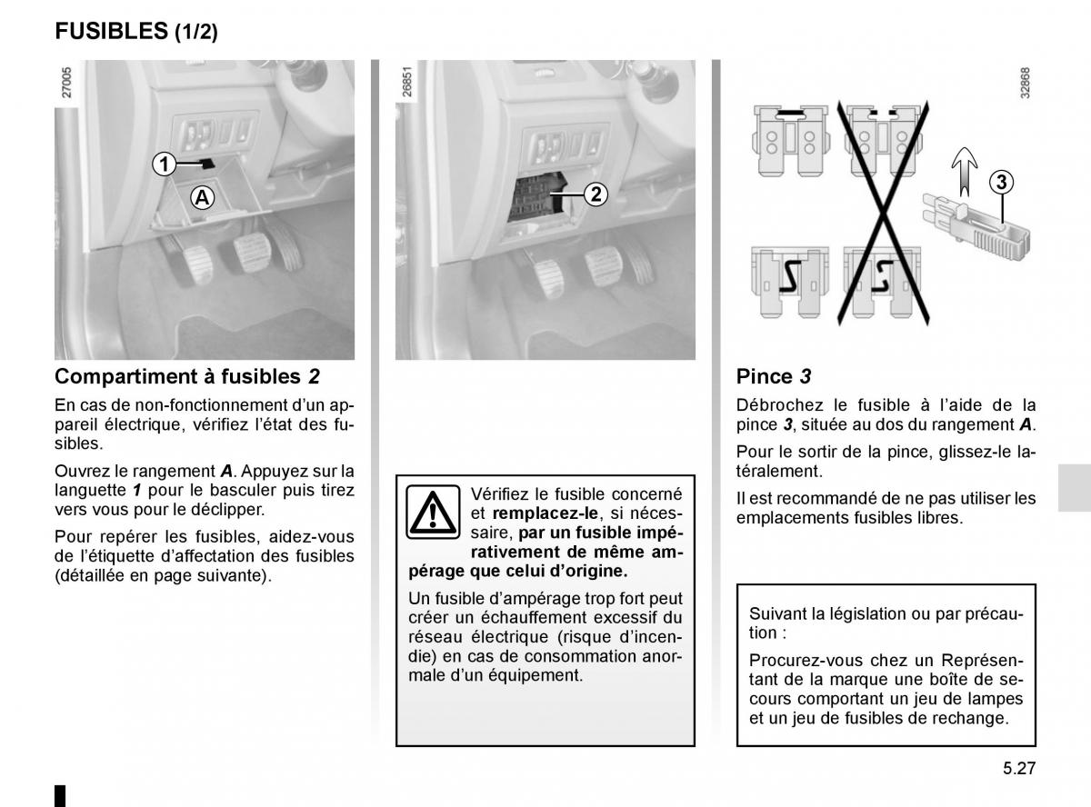 Renault Laguna III 3 manuel du proprietaire / page 209