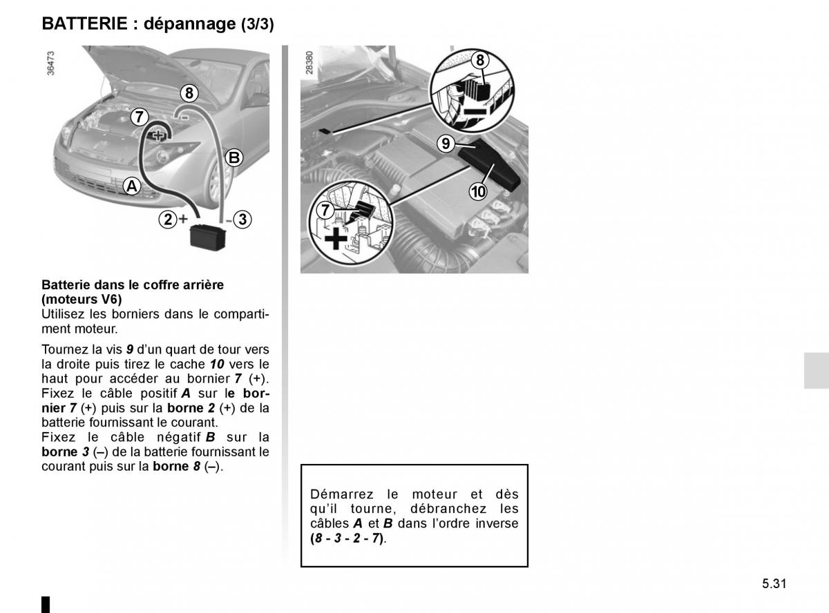 Renault Laguna III 3 manuel du proprietaire / page 213