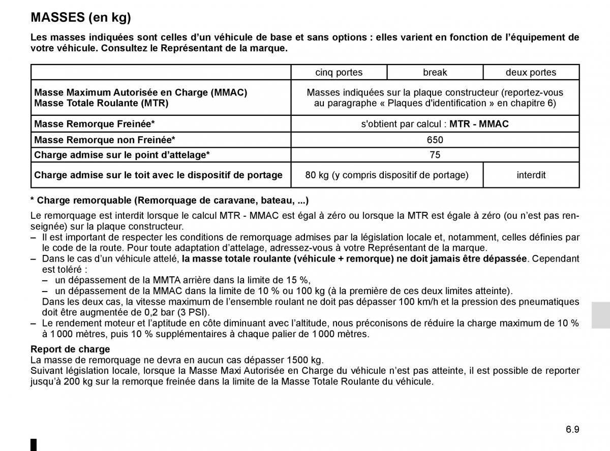 Renault Laguna III 3 manuel du proprietaire / page 233