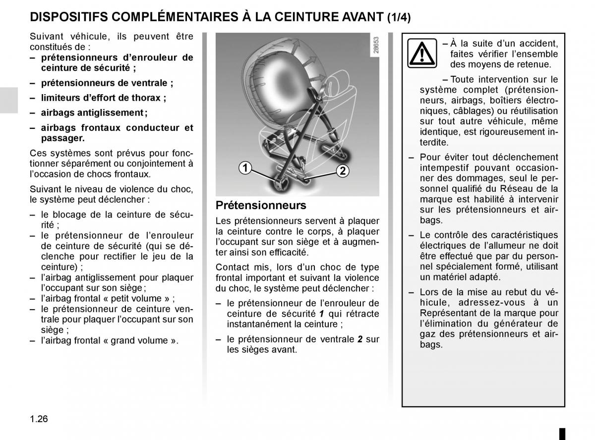 Renault Laguna III 3 manuel du proprietaire / page 32