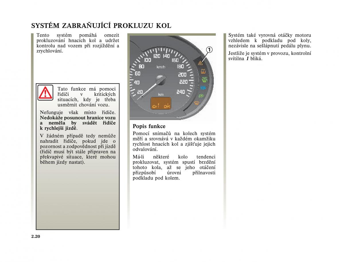 Renault Megane I 1 phase II navod k obsludze / page 92