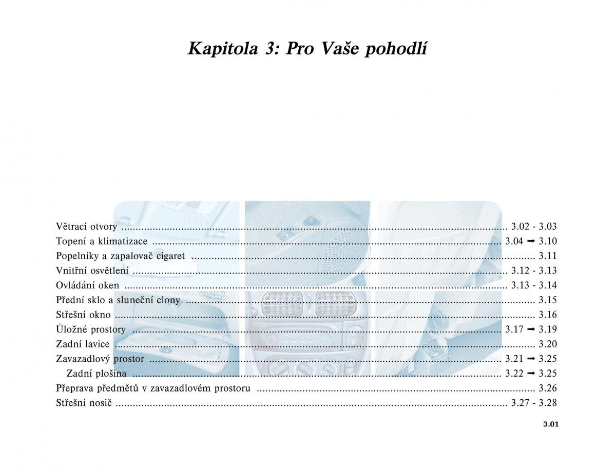 Renault Megane I 1 phase II navod k obsludze / page 97