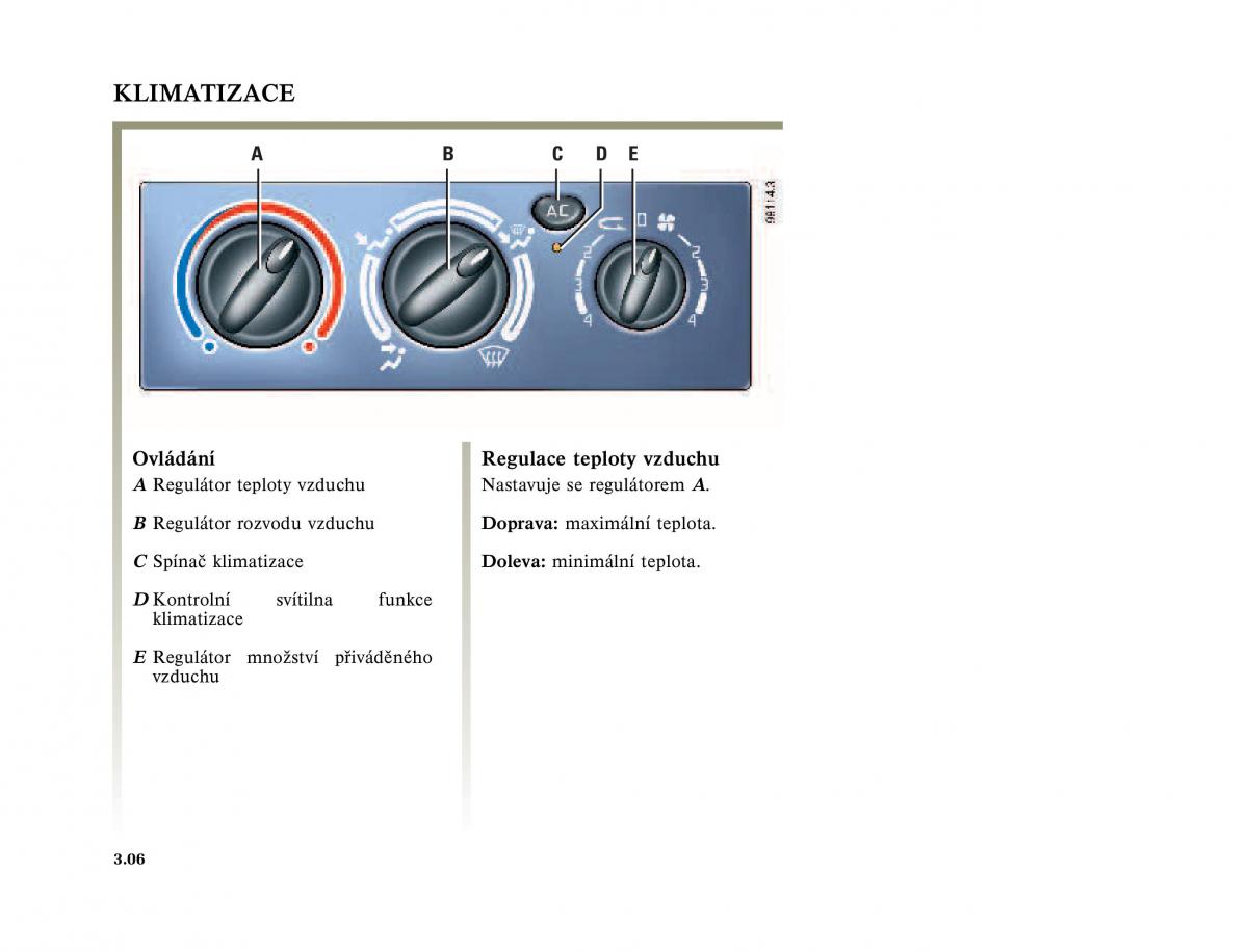 Renault Megane I 1 phase II navod k obsludze / page 102