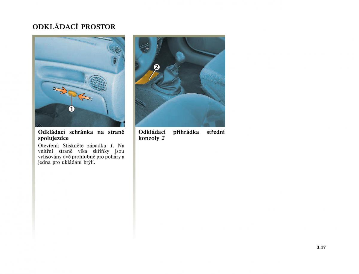 Renault Megane I 1 phase II navod k obsludze / page 113