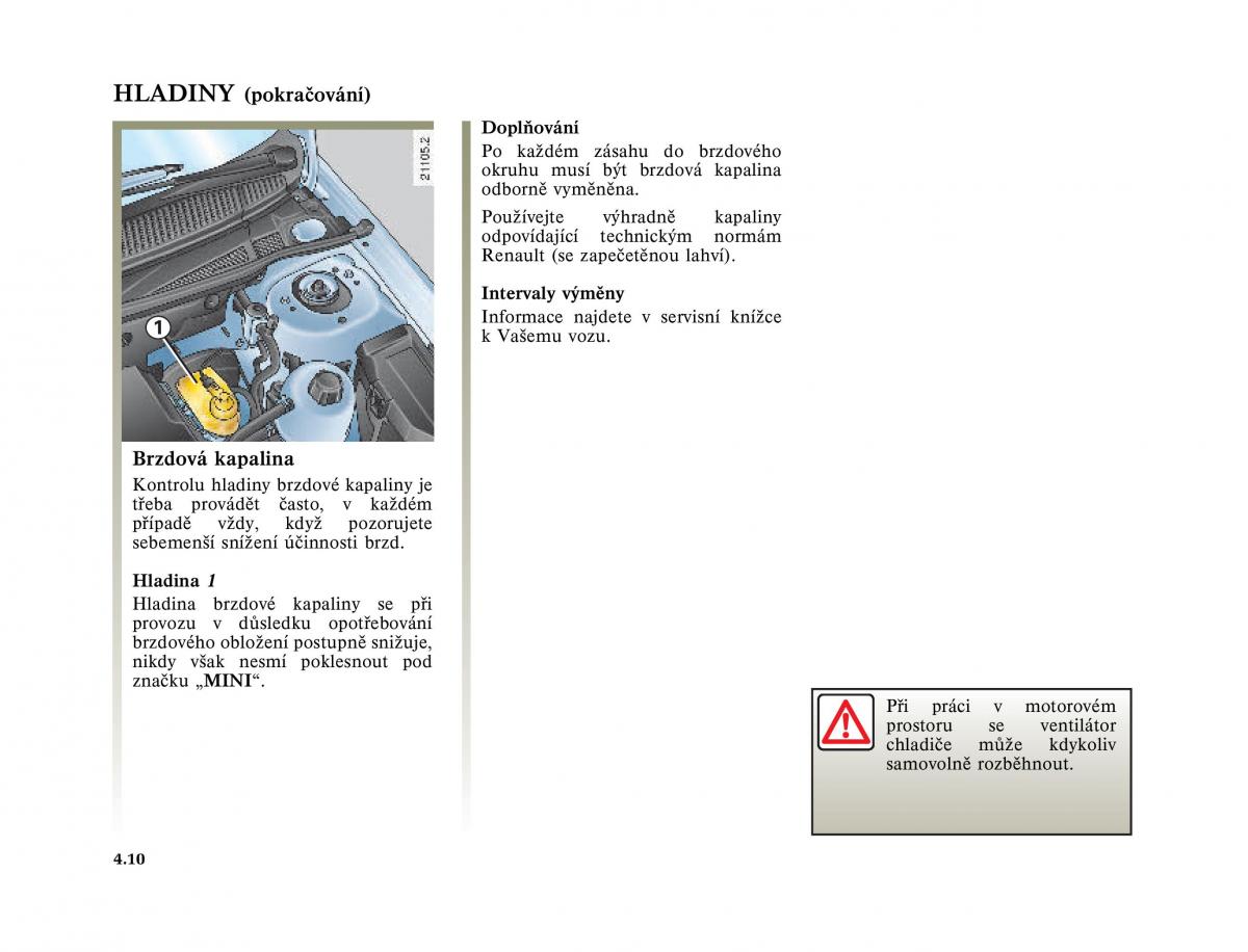 Renault Megane I 1 phase II navod k obsludze / page 134