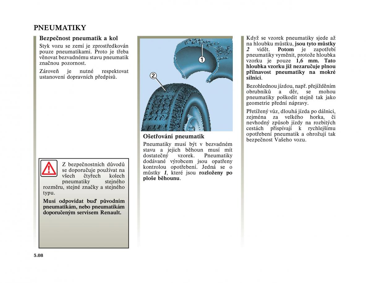 Renault Megane I 1 phase II navod k obsludze / page 148