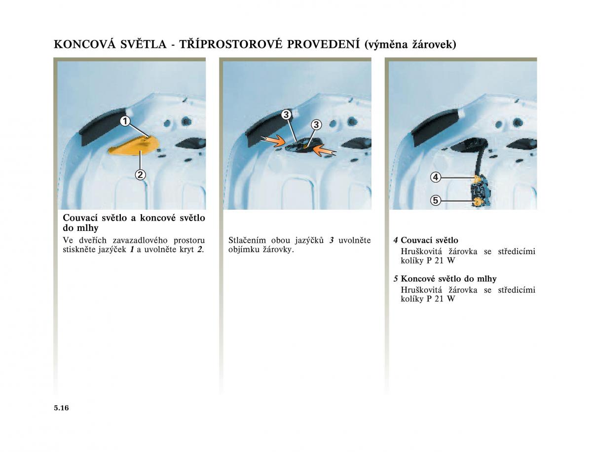 Renault Megane I 1 phase II navod k obsludze / page 156