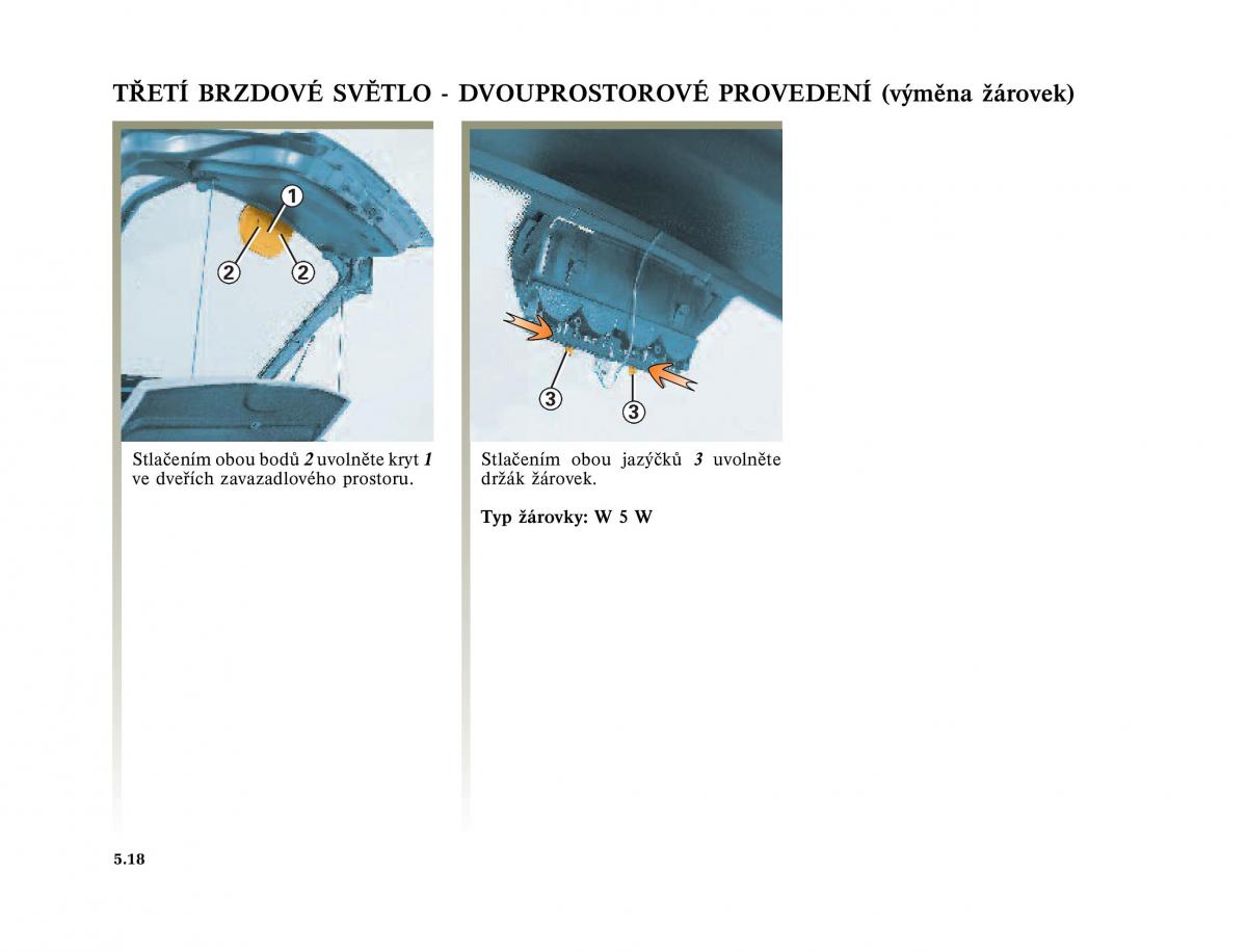 Renault Megane I 1 phase II navod k obsludze / page 158