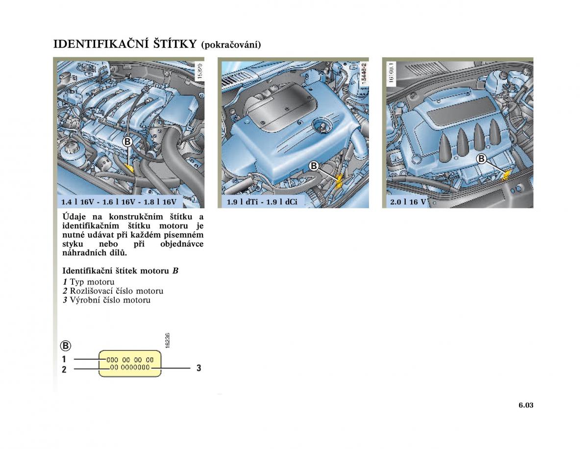 Renault Megane I 1 phase II navod k obsludze / page 189