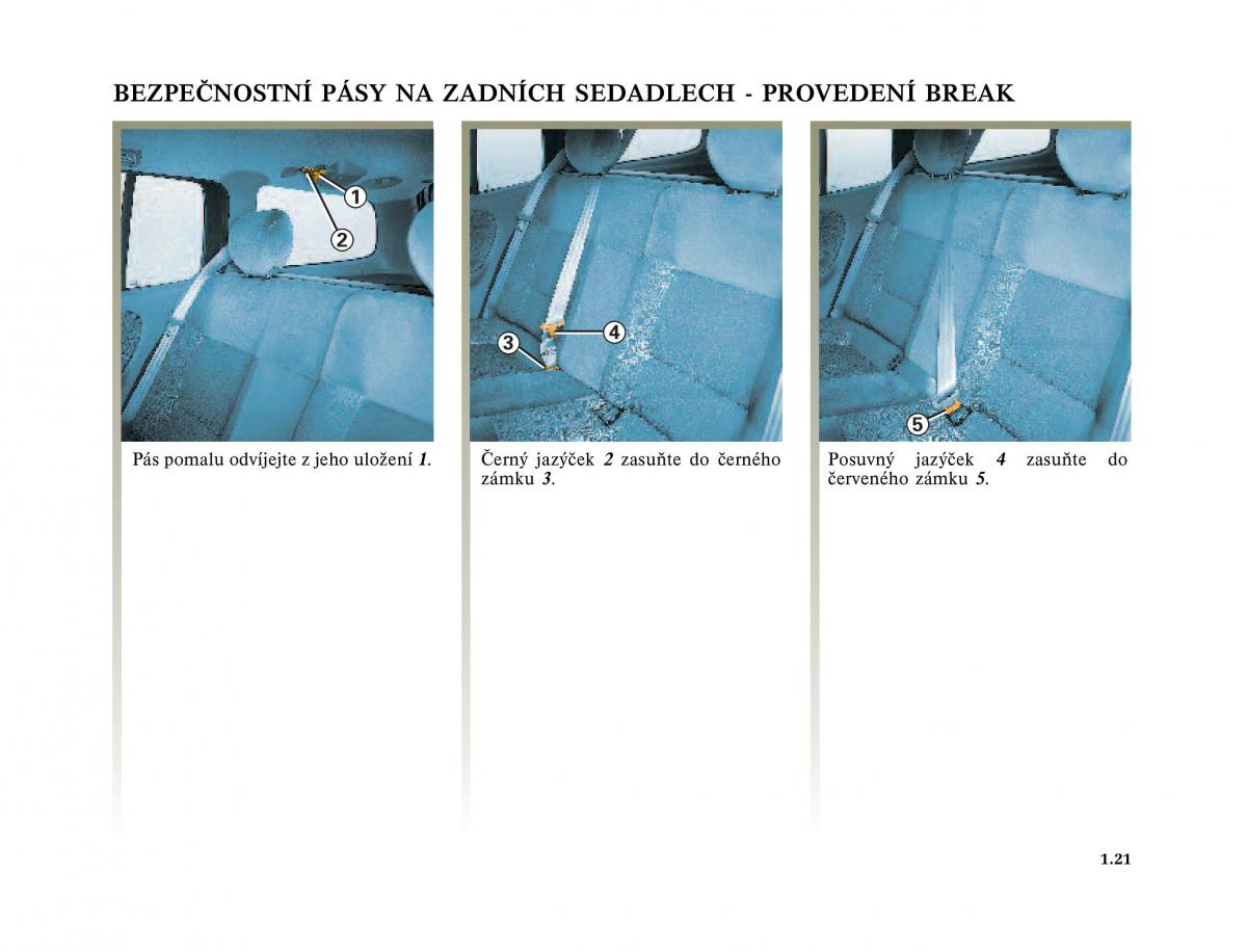 Renault Megane I 1 phase II navod k obsludze / page 27