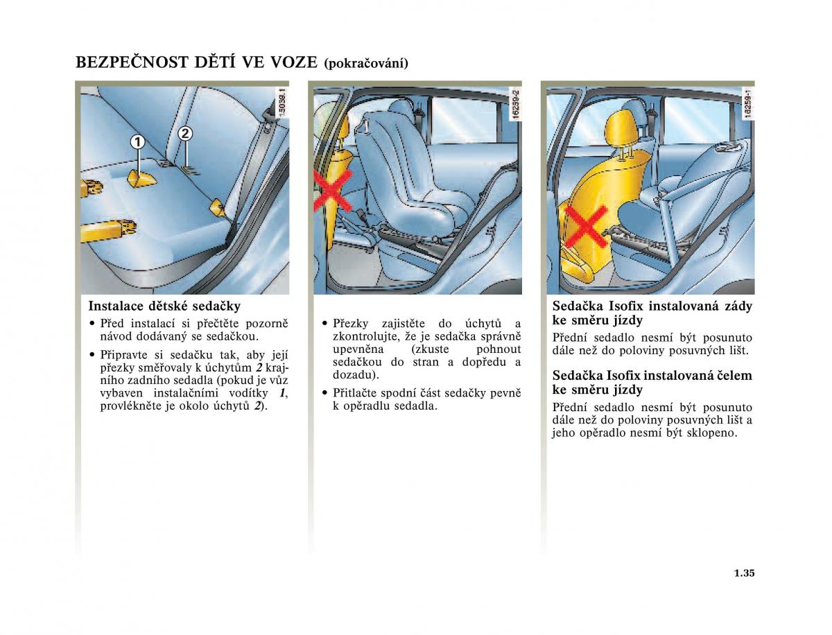 Renault Megane I 1 phase II navod k obsludze / page 41