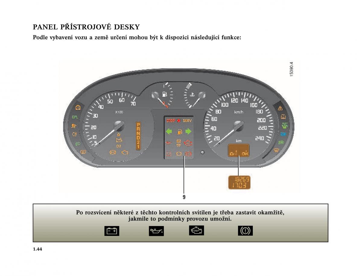 Renault Megane I 1 phase II navod k obsludze / page 50