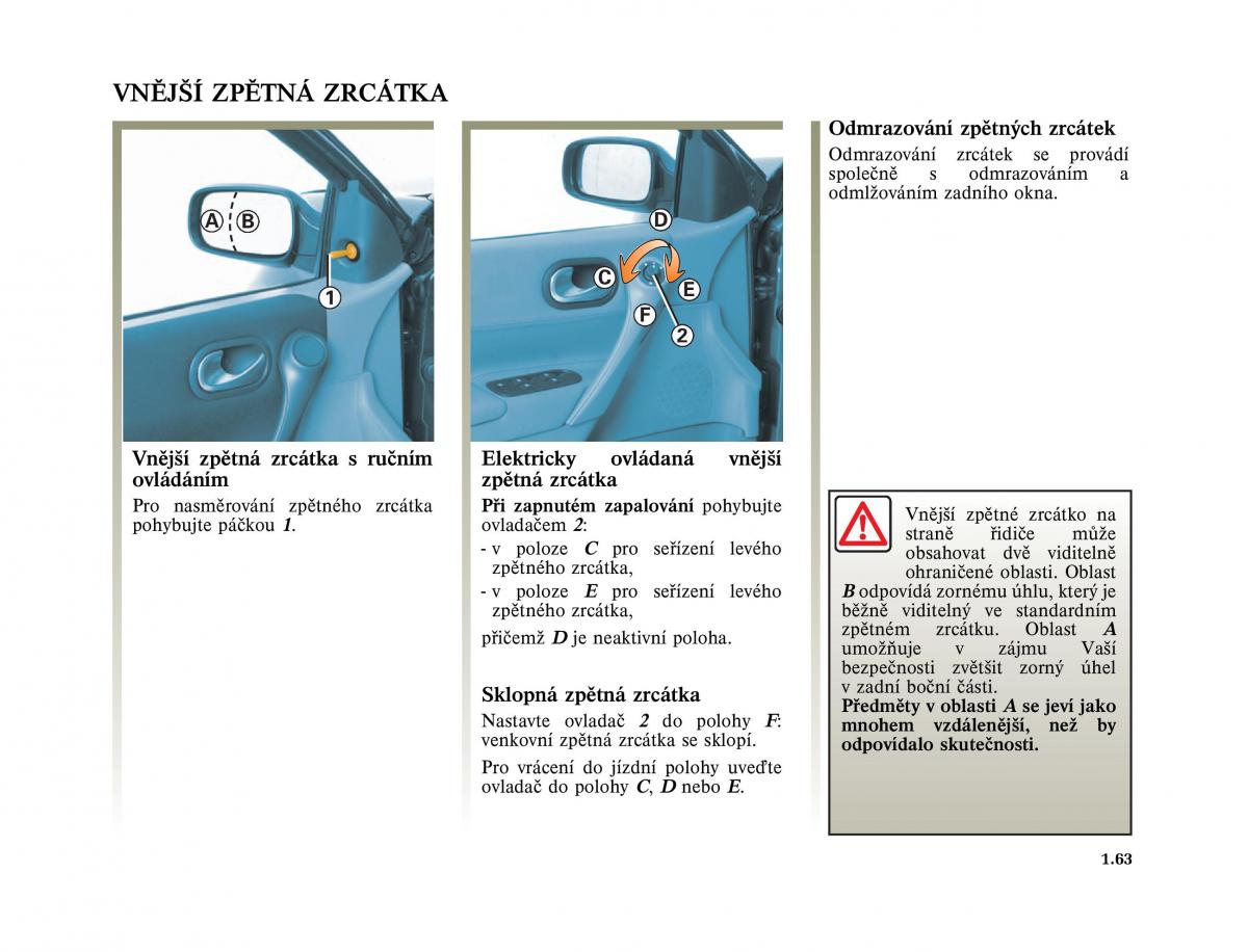 Renault Megane II 2 navod k obsludze / page 73