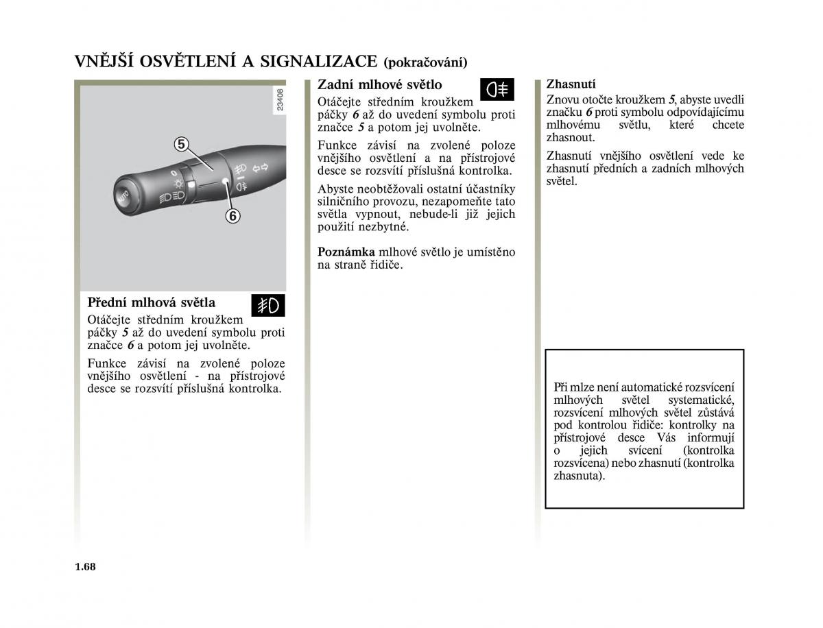 Renault Megane II 2 navod k obsludze / page 78