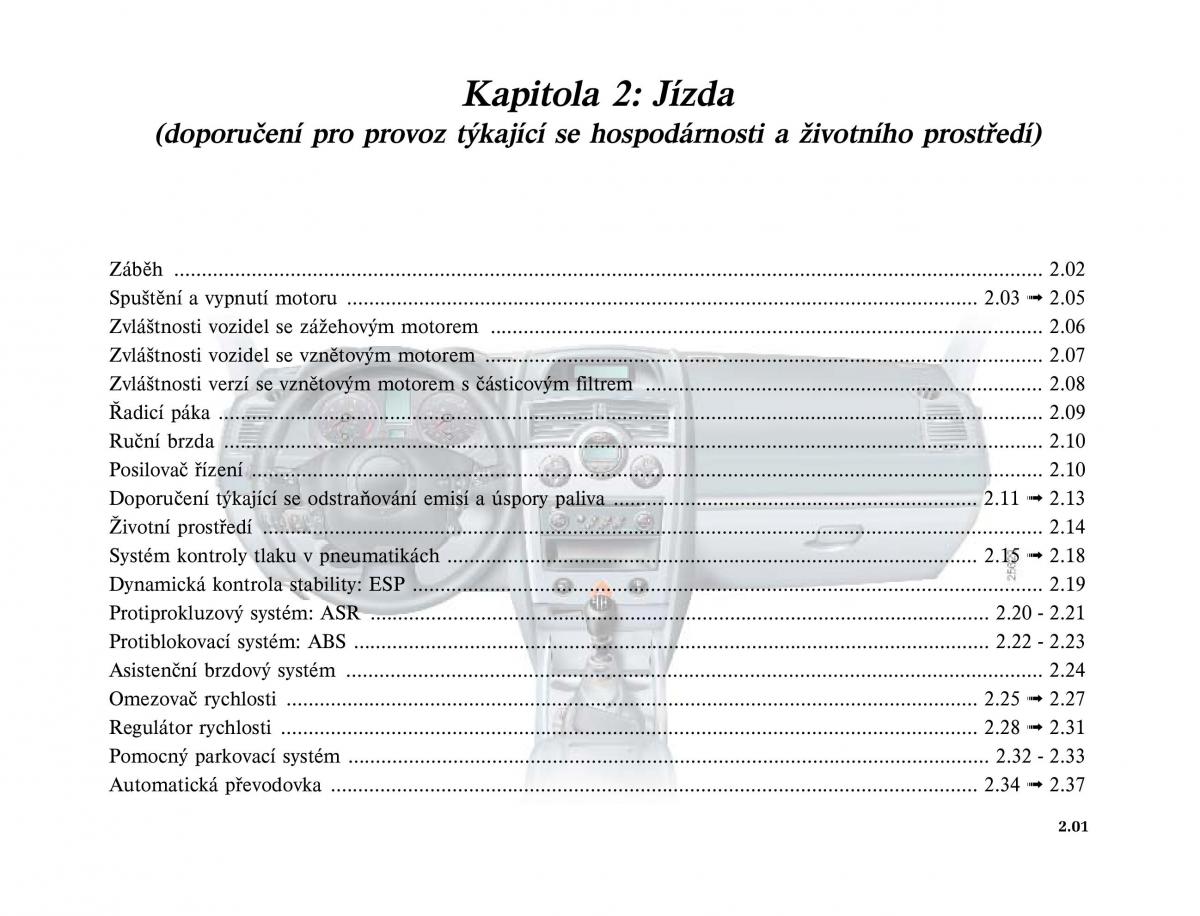 Renault Megane II 2 navod k obsludze / page 85