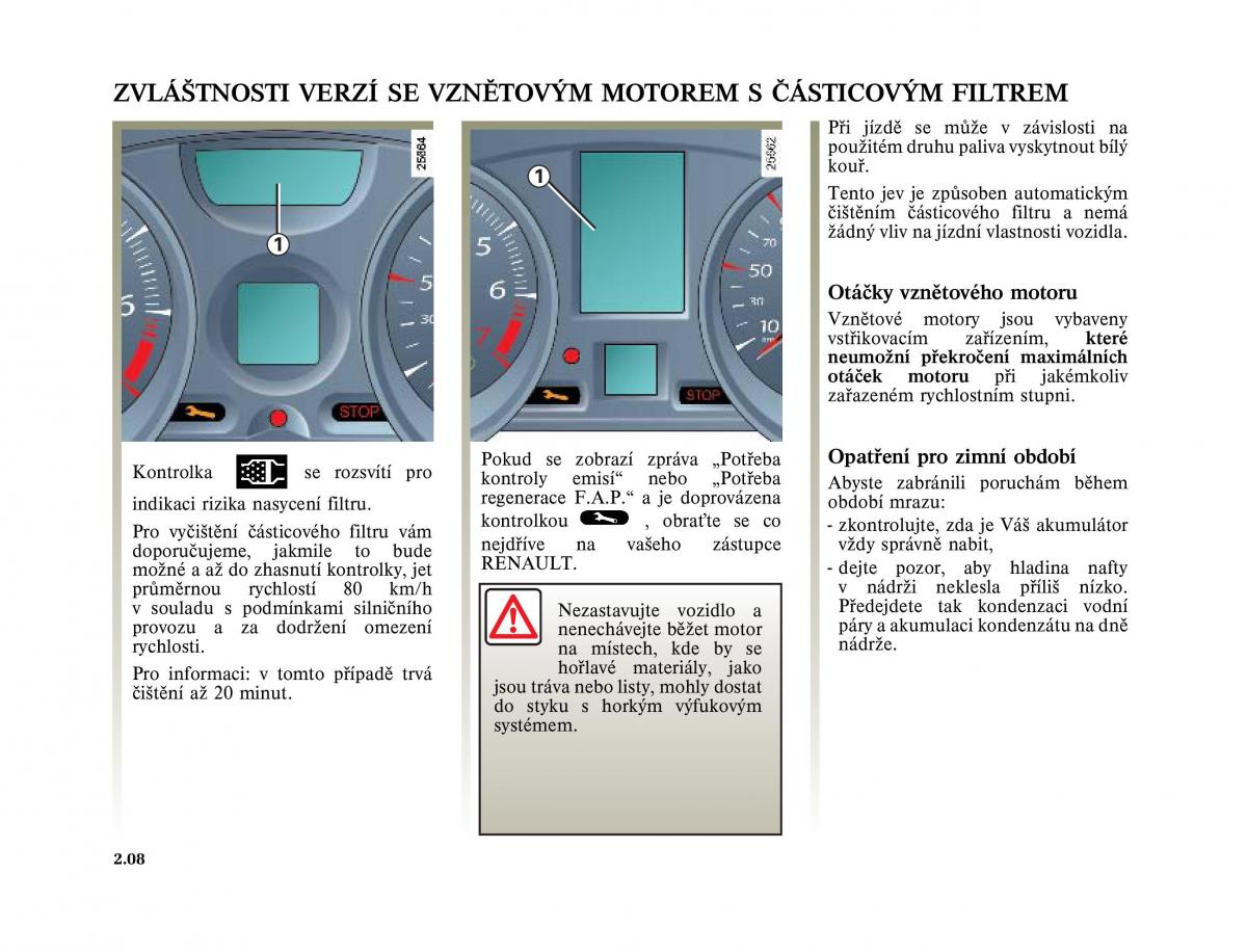 Renault Megane II 2 navod k obsludze / page 92