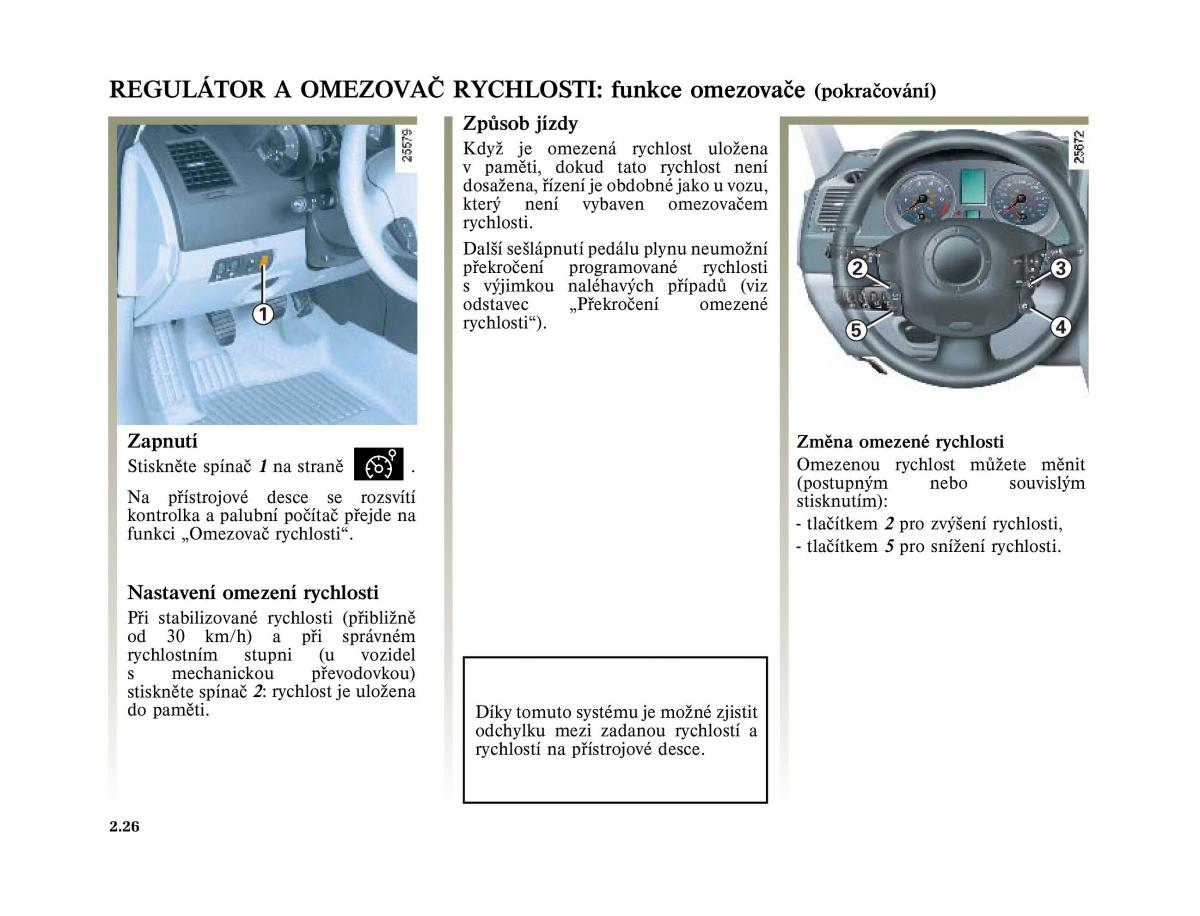 Renault Megane II 2 navod k obsludze / page 110