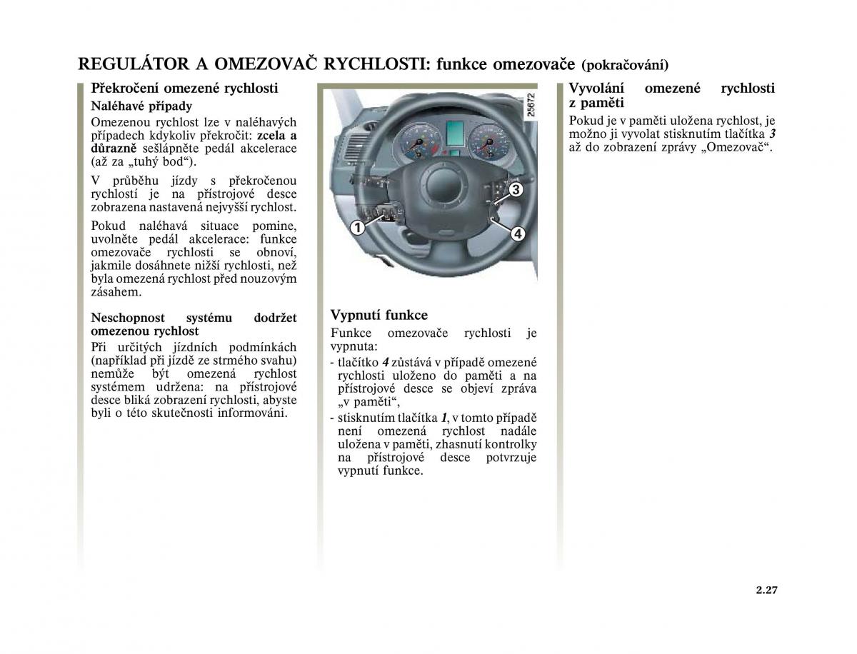 Renault Megane II 2 navod k obsludze / page 111