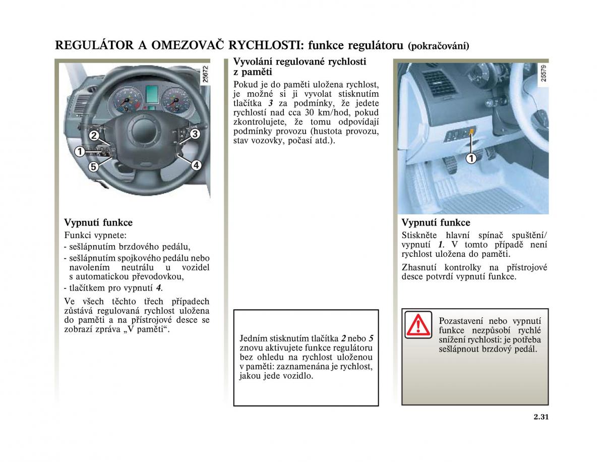 Renault Megane II 2 navod k obsludze / page 115