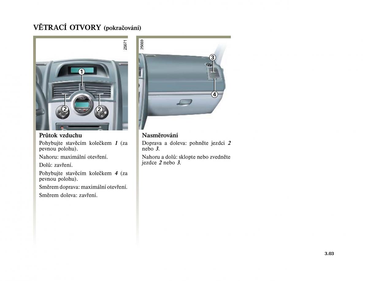 Renault Megane II 2 navod k obsludze / page 125