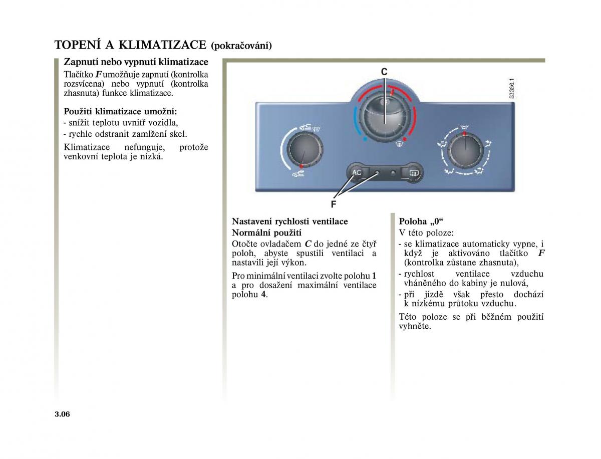 Renault Megane II 2 navod k obsludze / page 128