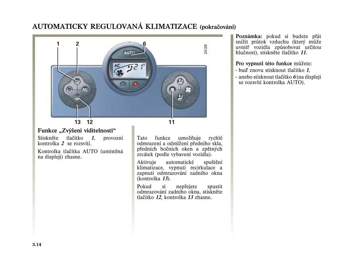 Renault Megane II 2 navod k obsludze / page 136