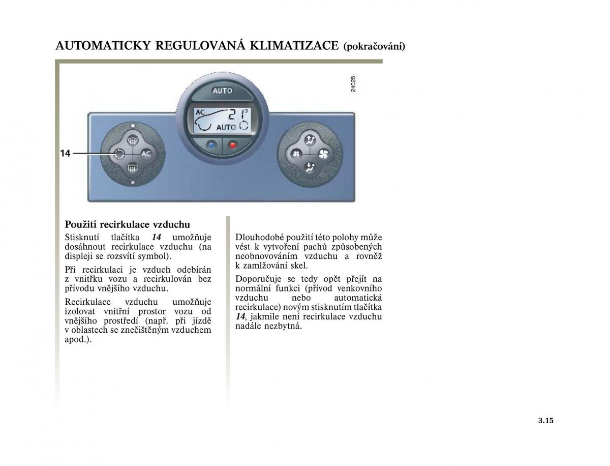 Renault Megane II 2 navod k obsludze / page 137