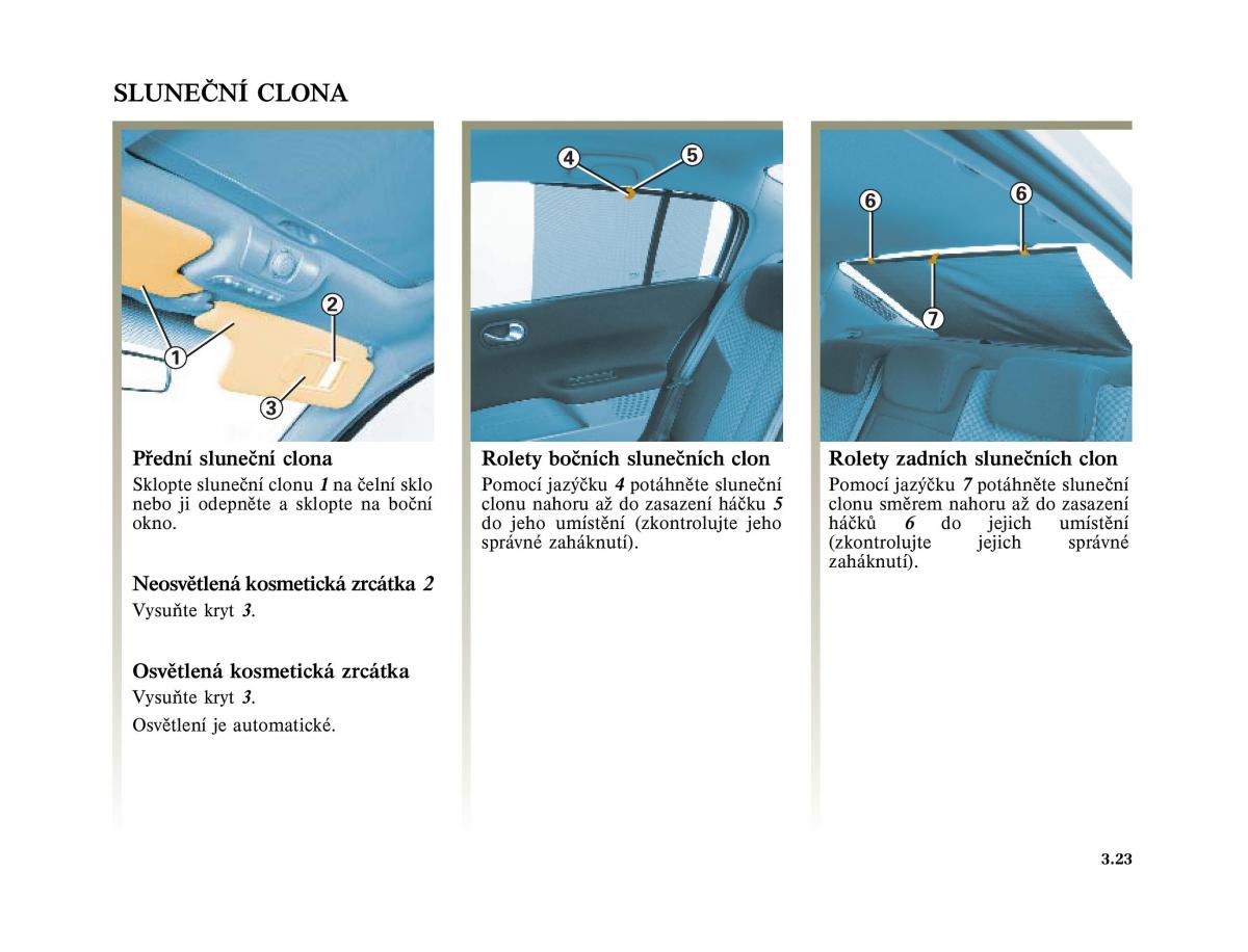 Renault Megane II 2 navod k obsludze / page 145