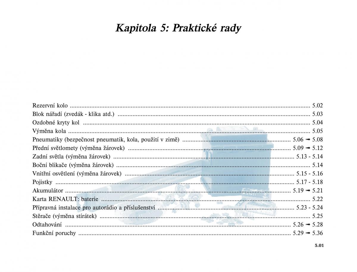 Renault Megane II 2 navod k obsludze / page 173