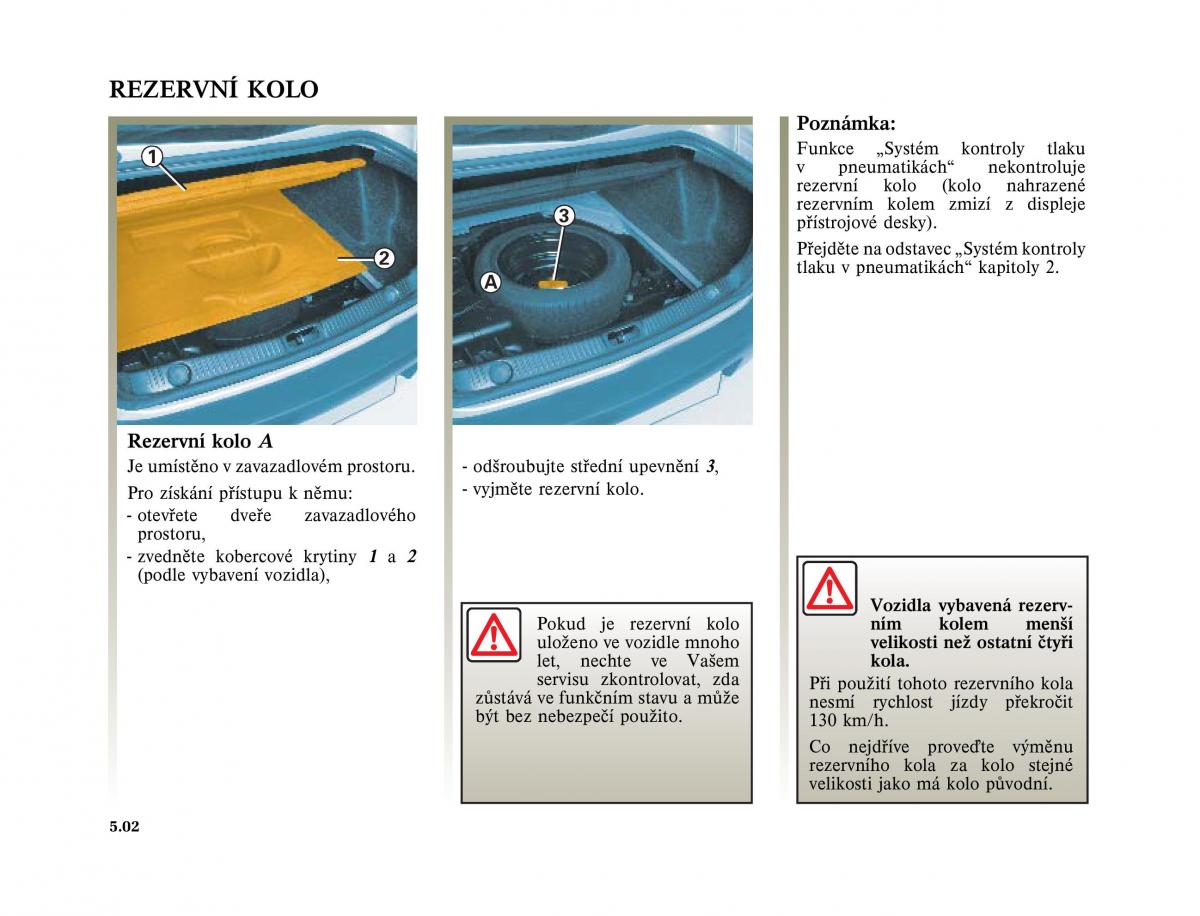 Renault Megane II 2 navod k obsludze / page 174