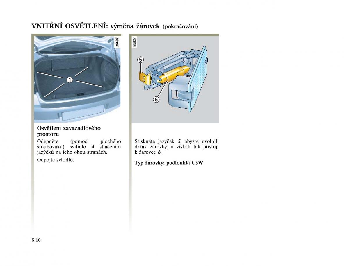 Renault Megane II 2 navod k obsludze / page 188