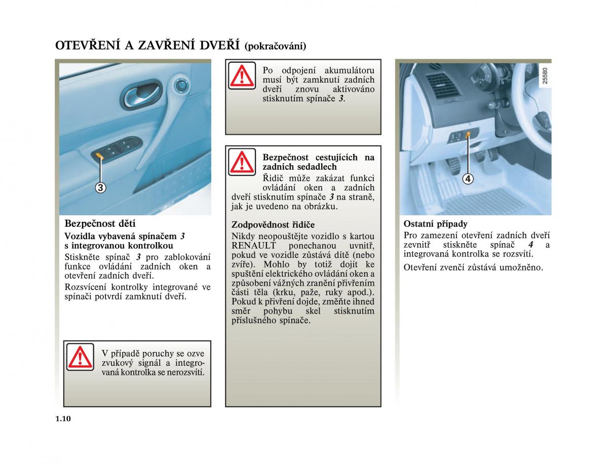 Renault Megane II 2 navod k obsludze / page 20