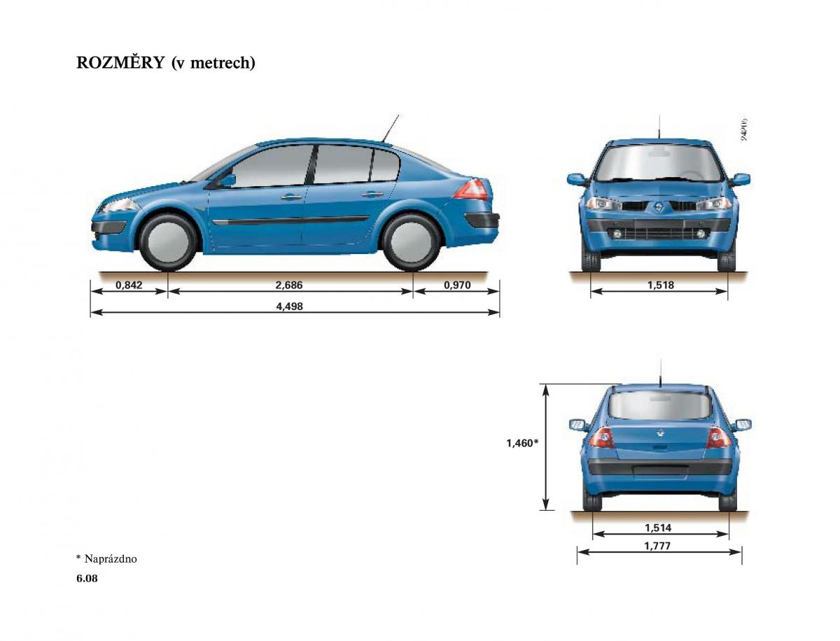 Renault Megane II 2 navod k obsludze / page 216