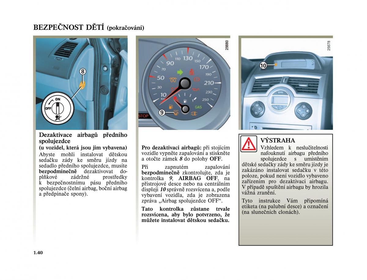 Renault Megane II 2 navod k obsludze / page 50