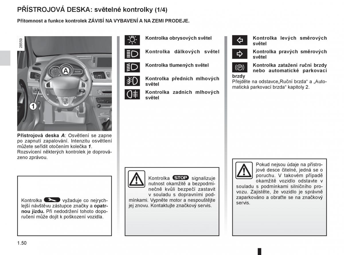 Renault Megane III 3 navod k obsludze / page 56