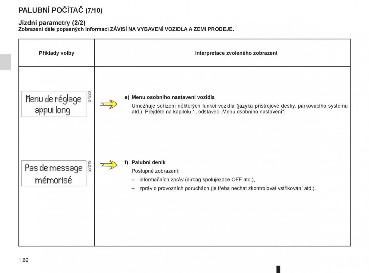 Renault Megane III 3 navod k obsludze / page 68