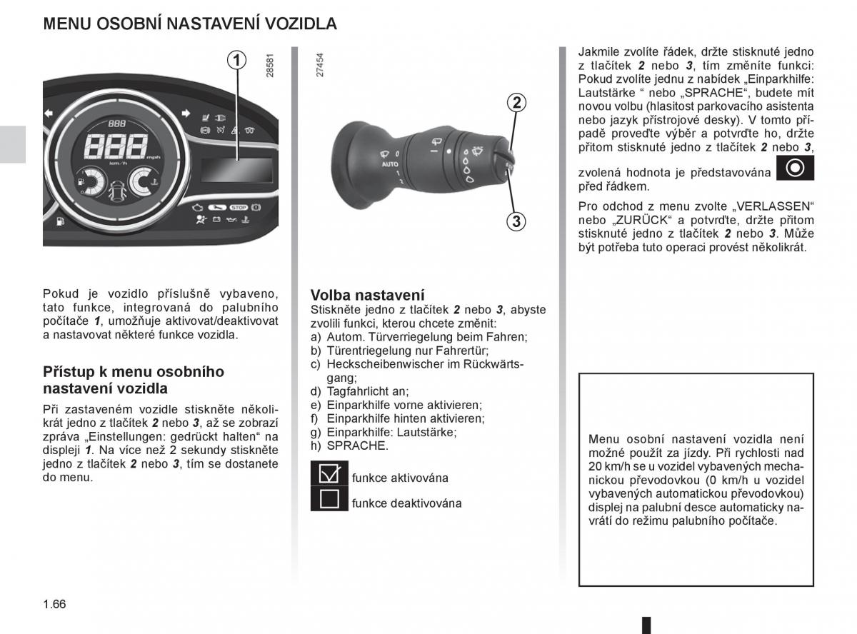 Renault Megane III 3 navod k obsludze / page 72