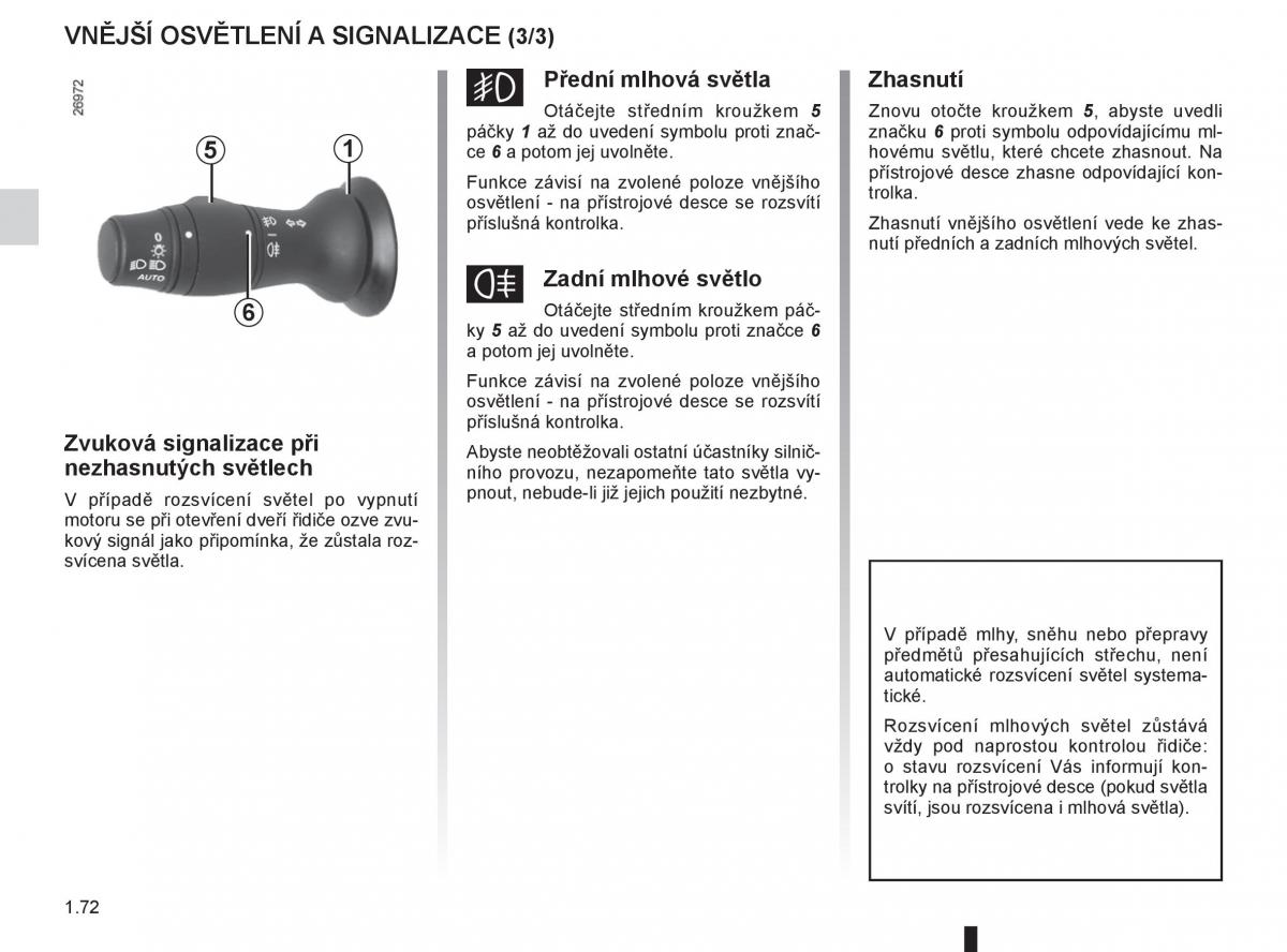 Renault Megane III 3 navod k obsludze / page 78