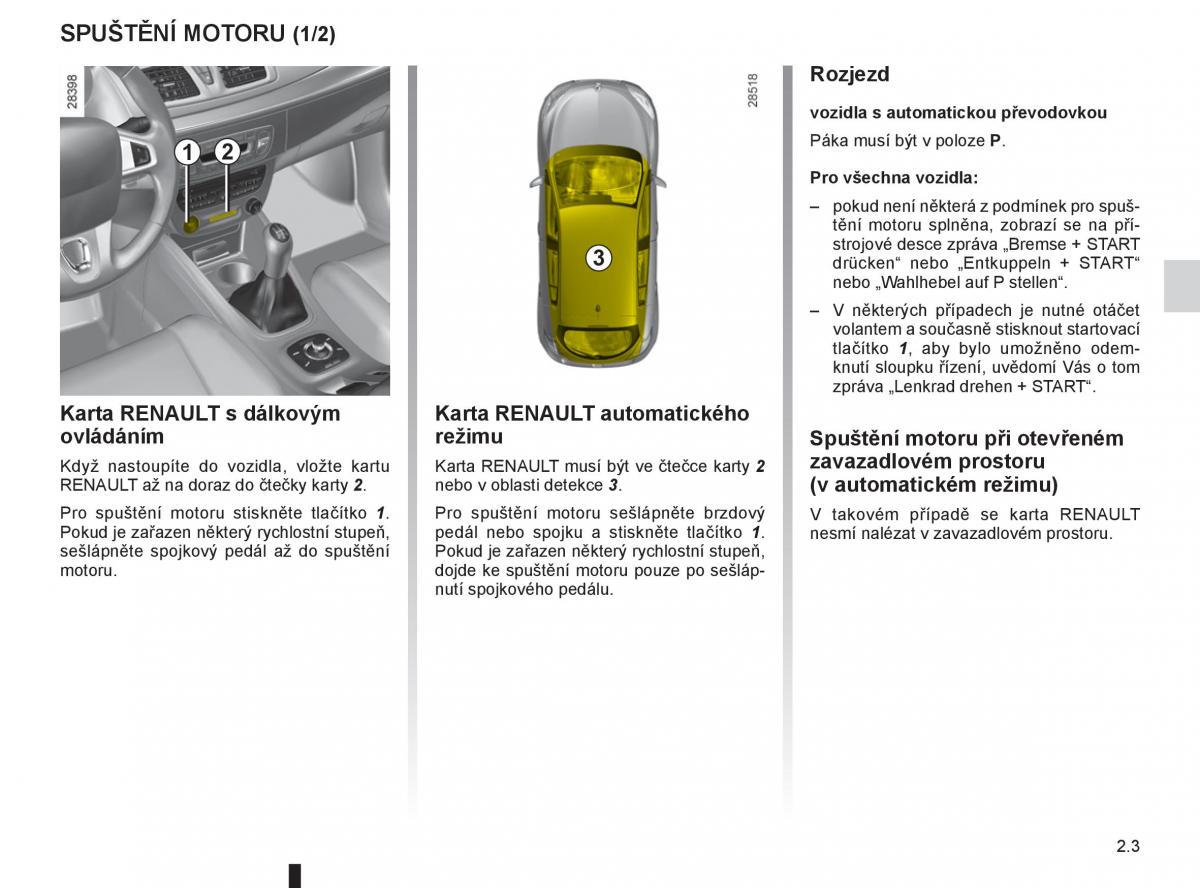 Renault Megane III 3 navod k obsludze / page 87