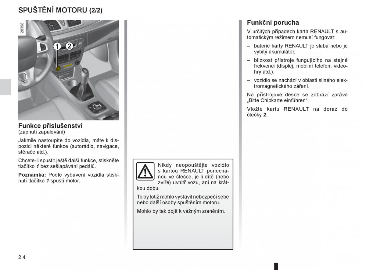 Renault Megane III 3 navod k obsludze / page 88