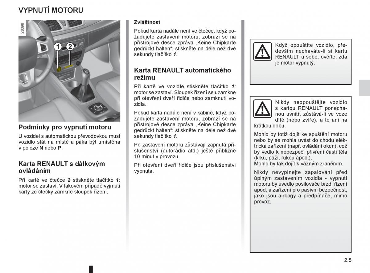 Renault Megane III 3 navod k obsludze / page 89