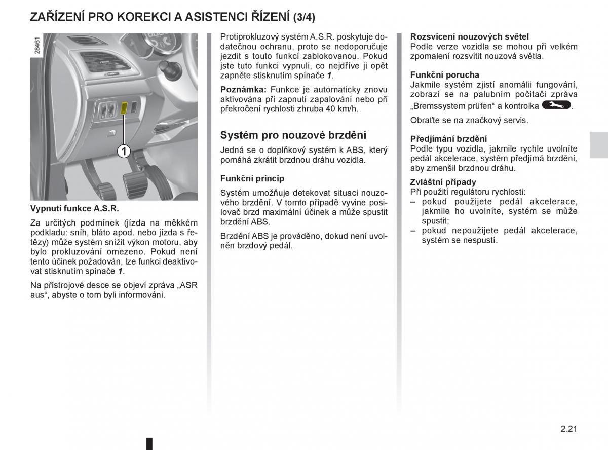 Renault Megane III 3 navod k obsludze / page 105