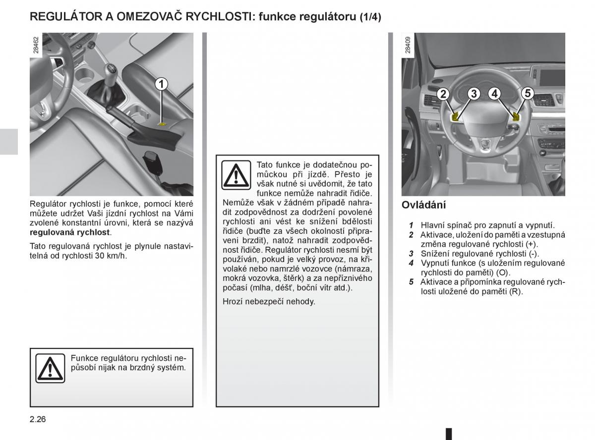 Renault Megane III 3 navod k obsludze / page 110