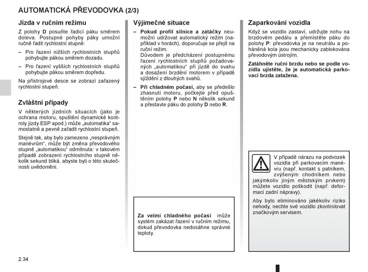 Renault Megane III 3 navod k obsludze / page 118