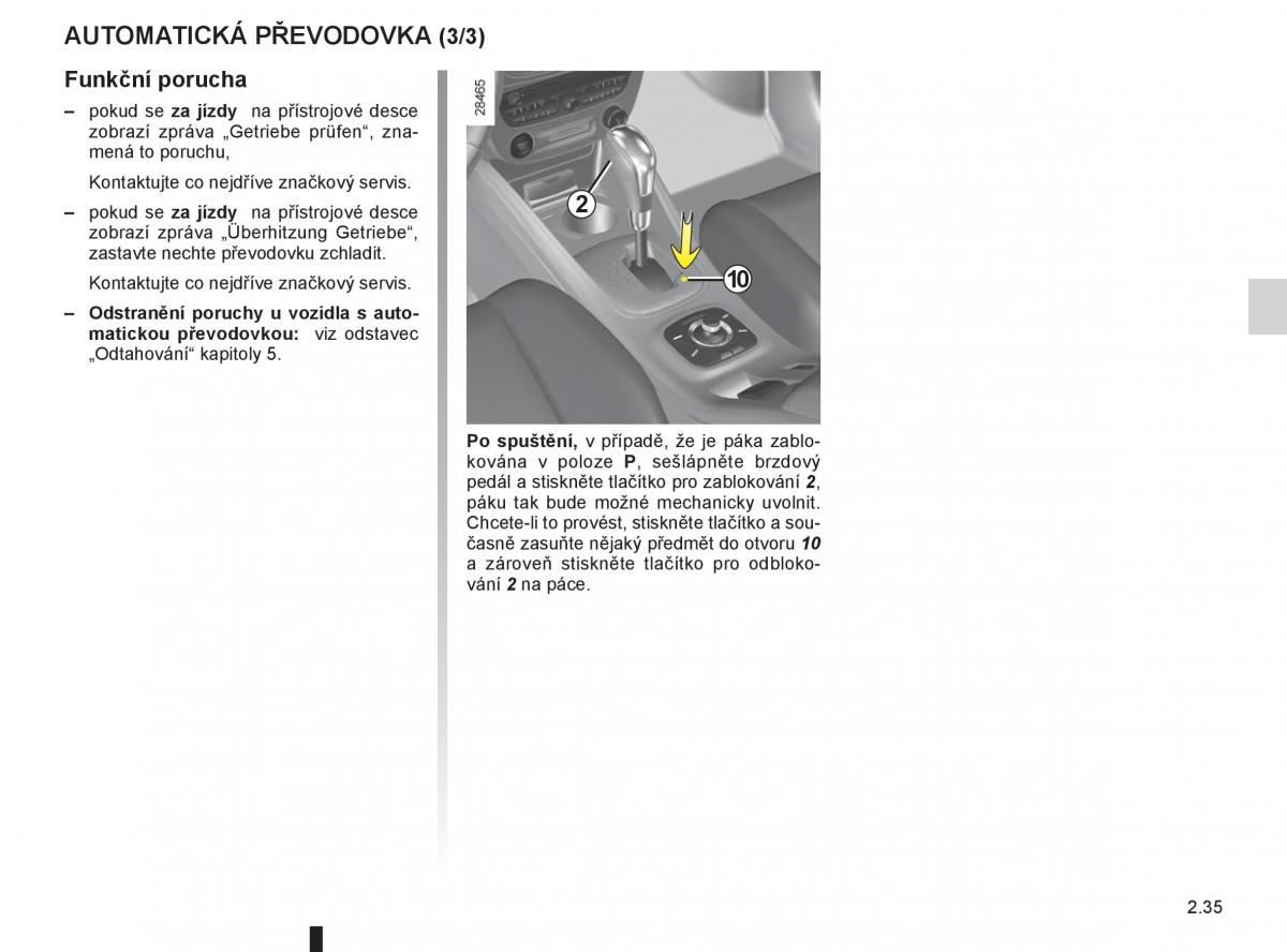 Renault Megane III 3 navod k obsludze / page 119