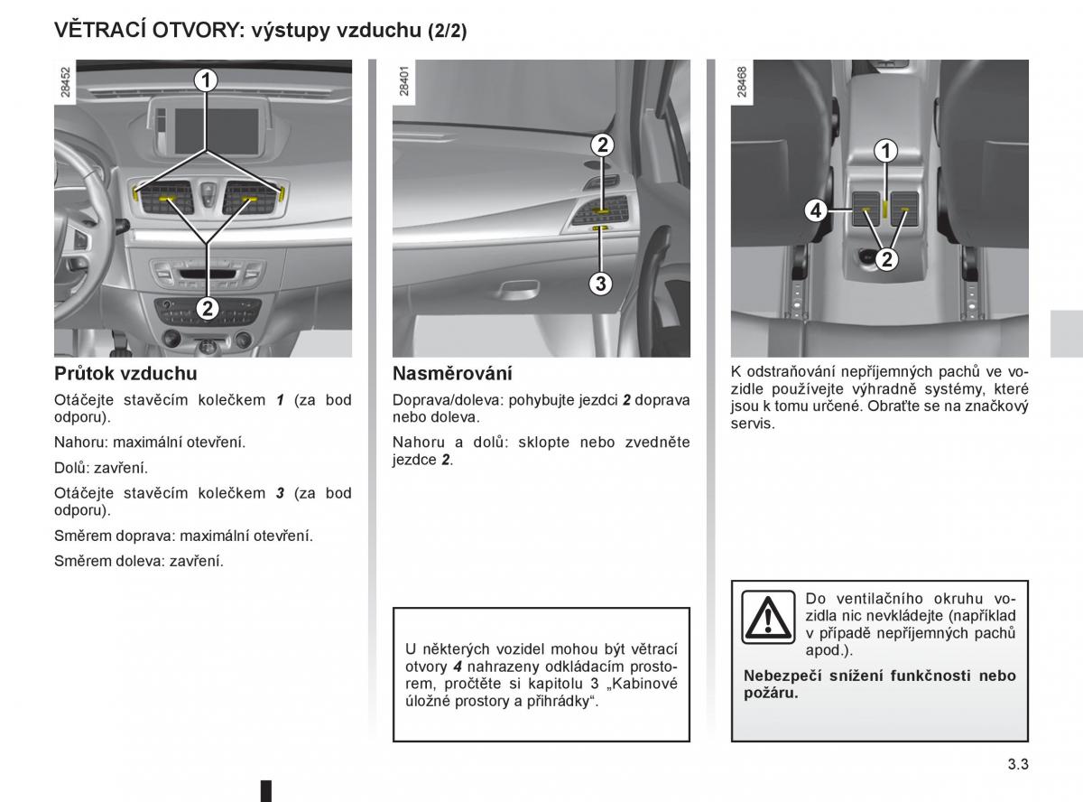 Renault Megane III 3 navod k obsludze / page 123