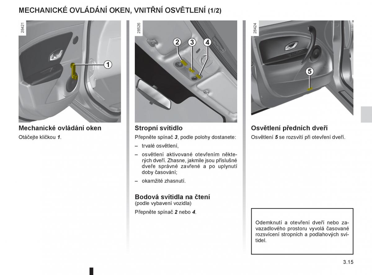 Renault Megane III 3 navod k obsludze / page 135